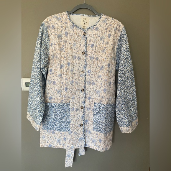 BILLABONG •SOLD OUT• Perfect Match Quilted Floral Jacket Shacket Size Large - Picture 7 of 12